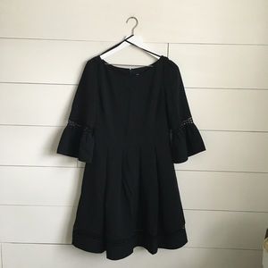 Eliza J black dress size 12 babydoll dress large